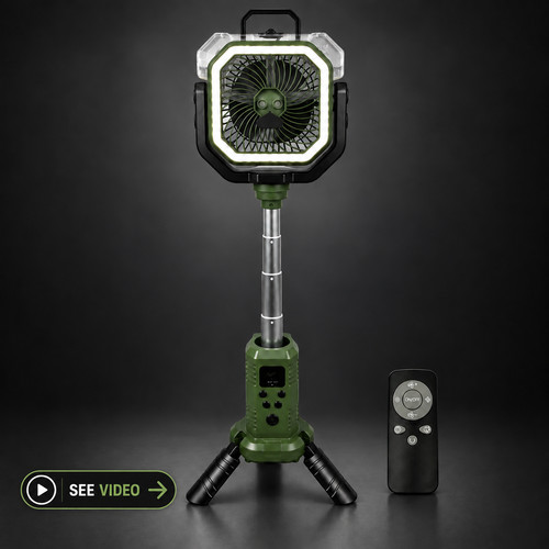 Portable misting fan - misting,