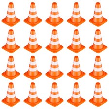 50 Pcs Traffic Safety Toys Cognitive Work Child Mini Cone Road Cones Orange