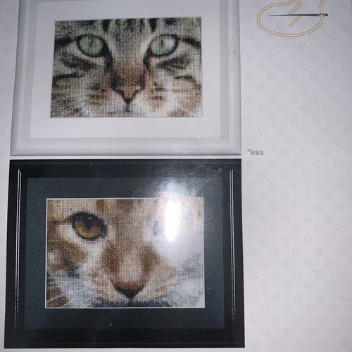 Cross stitch kit cats tess - kit, &
