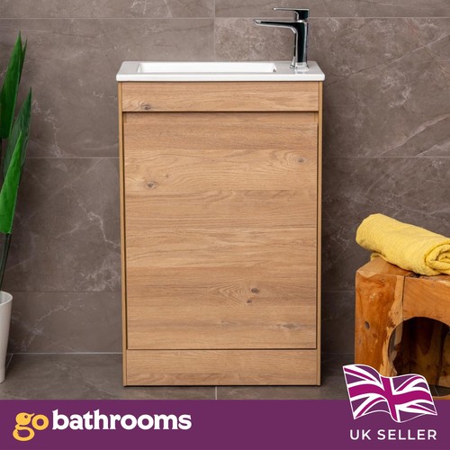 Light oak cloakroom vanity - cloakroom,