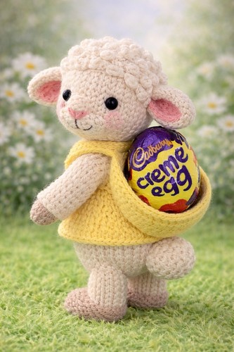 Easter lamb knitting pattern - easter,