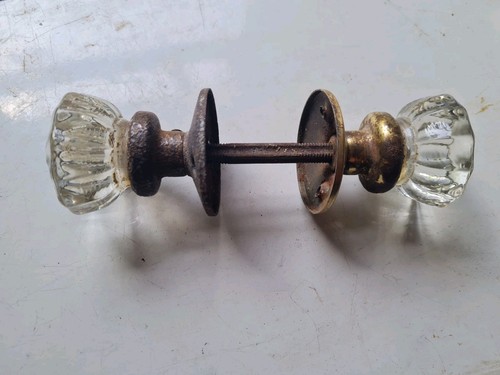 One pair old vintage glass - of,