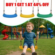Kids Garden Swing Seat For Climbing Frames Swing Sets Adjustable Rope New