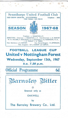 Scunthorpe united nottingham - v,