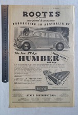 Humber Super Snipe Full Page