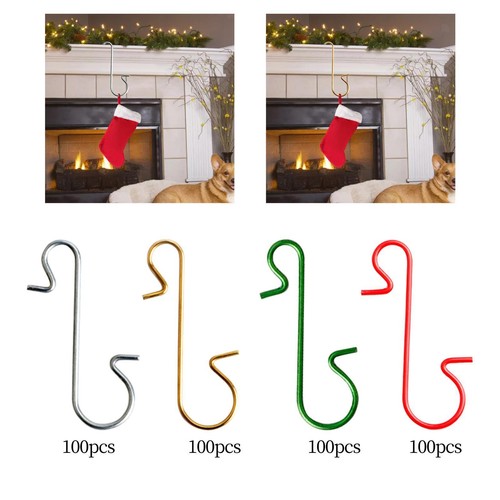 100x christmas ornament - christmas, hooks