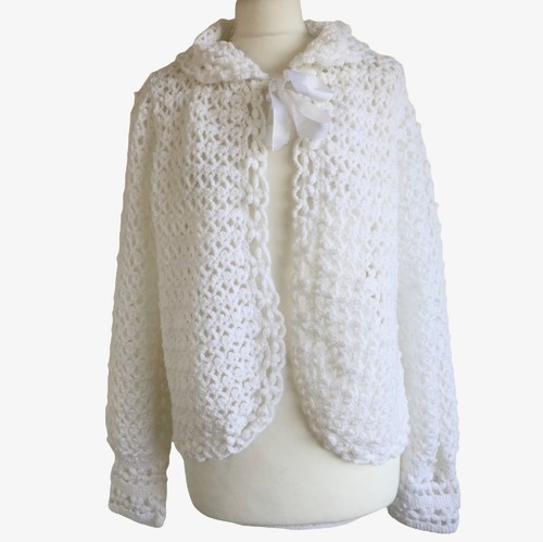 Vintage hand crochet - crochet, white