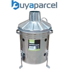 Draper 53250 Galvanised Mini Incinerator, 15L