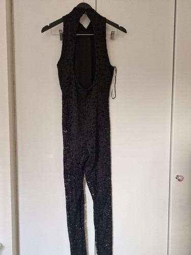 Miss selfridge black lace - black,