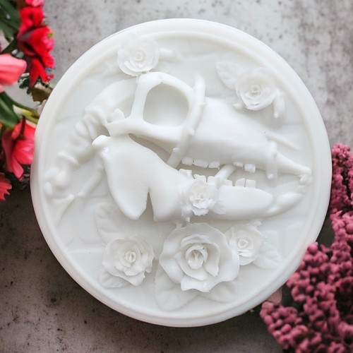 Artist resin skeleton - skeleton, horse