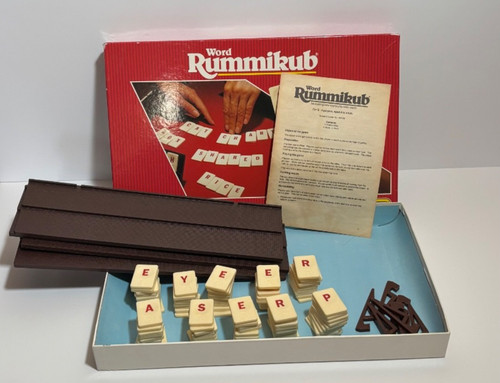 Vintage word rummikub tile - vintage,