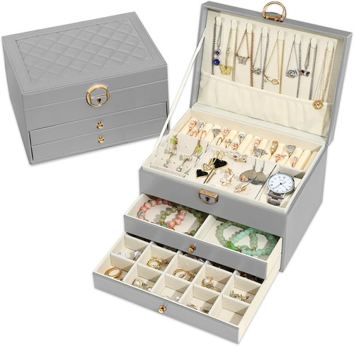 Layers jewellery box with 2 - 3,