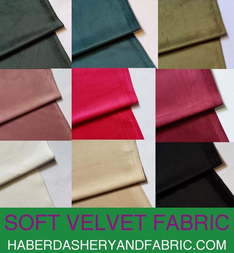 Soft velvet material - soft,