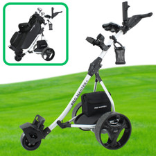 Electric Golf Trolley Caddy 36 Hole Lithium or Lead Acid Battery Foldable Frame