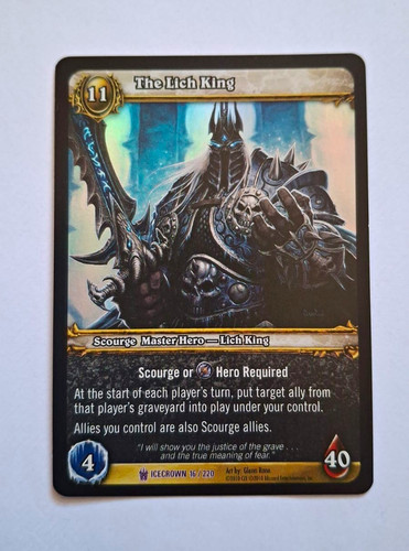 Wow tcg the lich king - lich,