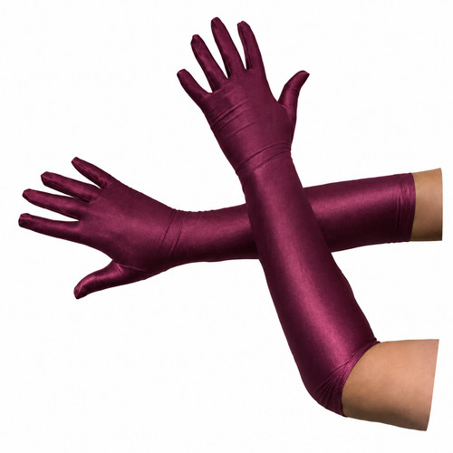 Ladies long burgundy - ladies, opera