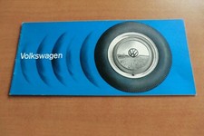 Brochure Volkswagen VW Beetle Karmann Ghia Bulli T1 Pick Up Camper Deluxe English