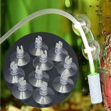 10Pcs Aquarium Fish Tank Suction Cups Sucker Holders For Air Line Tube Hose Pump