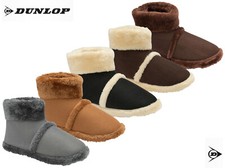 Mens Boot Slippers Dunlop Warm