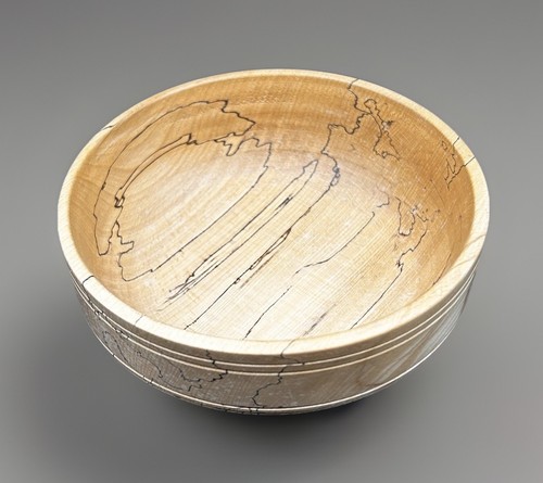 Hand turned spalted beech - hand-turned,