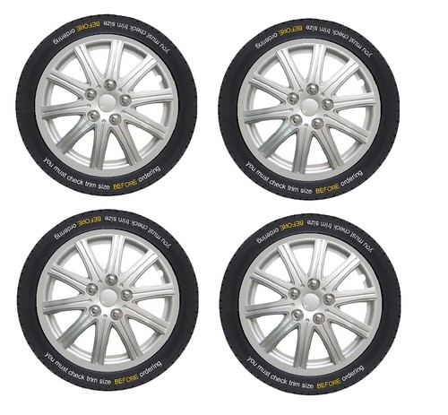 Silver universal car wheel - 14",