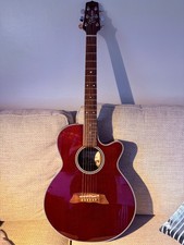 Takamine EF261 S Wine Red Acoustic Guitar Pro Series With Case