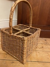 Vintage Wicker Wine Bottle