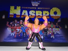 action figure wwf hasbro Bret Hitman Hart SERIE 8