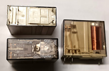 3X RELE' 24V C.C. 2 CONTATTI N.A. 8A TYCO RP440024 SCHRACK 6PIN N.3 PEZZI