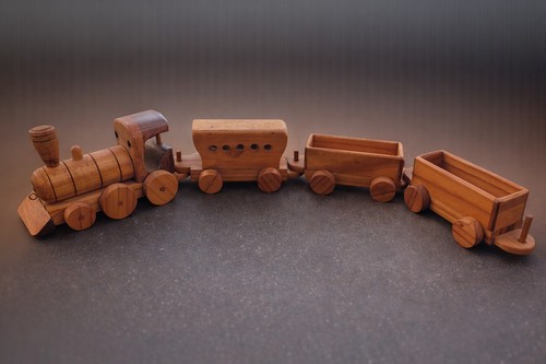 Vintage wooden toy - wooden,