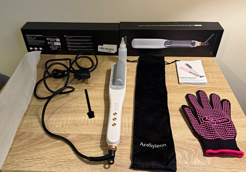 Steam hair straightener - hair,