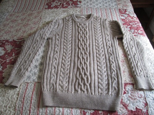 Woolovers aran knitted - aran, jumper