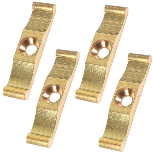 Brass turn button catch - turn,