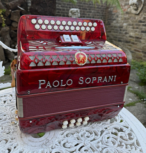 Paolo soprani red button - paolo,