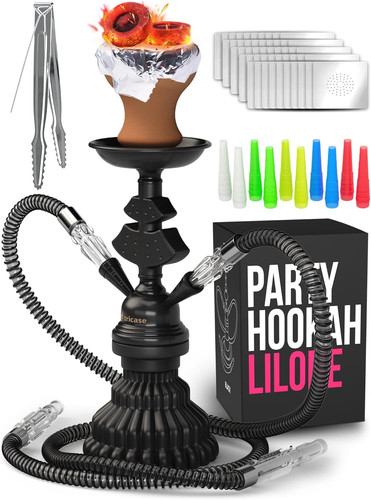 Portable shisha pipe set - portable,