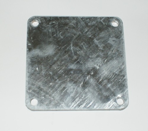 Blank plate type square - 6",