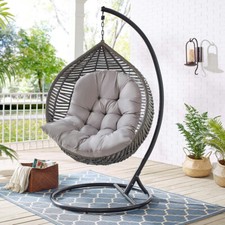 Hanging Patio Swing Egg Chair Cushion Thick Hanging Basket Seat Pad Replacement 