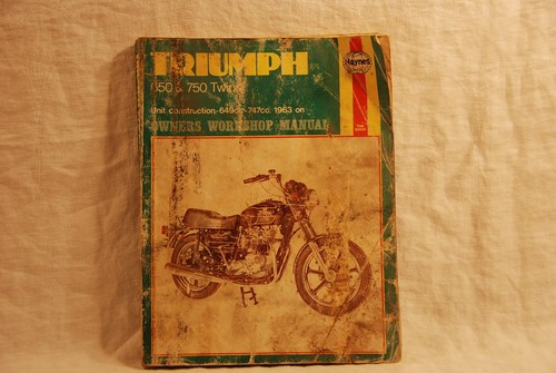 Haynes triumph owners workshop - owners,