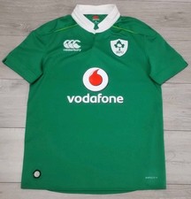 Ireland Rugby Union Home Shirt 2016/2017 - Canterbury Medium M Jersey Green Top