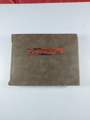 Antique photo album with - antique,