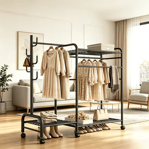 Heavy duty garment rack - rack, with