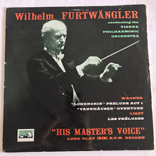 HMV ALP 1220 FURTWANGLER Conducts WAGNER / LISZT Vienna Philharmonic R/G 1ST