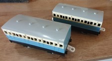 2x Blue Express Coaches - Tomy Thomas Engine Trackmaster Carriage