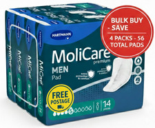 4x MoliCare Premium Men Pads 5