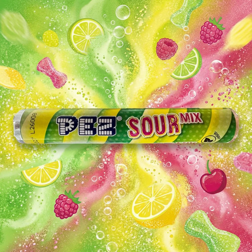 Pez giant sour mix roll - sour,