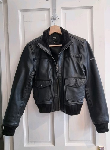 Superdry leather jacket size - superdry,