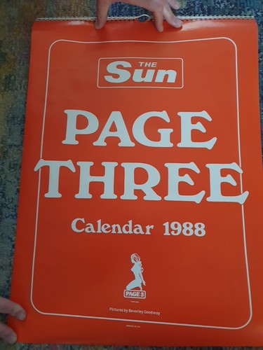 The sun page calendar 1988 - calendar,
