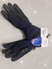 Poivre Blanc Stretch Ski Glove Size S Gothic Blue New