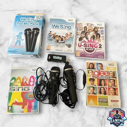 Nintendo wii karaoke set 4 - wii,