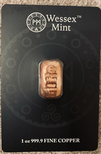 Wessex mint 1oz copper - wessex, cast